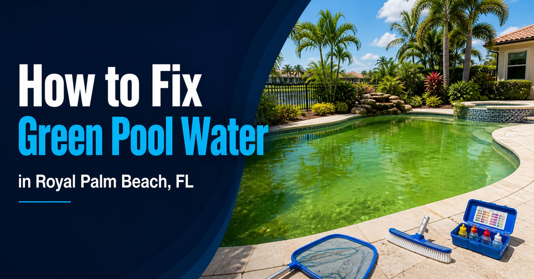 How to Fix Green Pool Water in Royal Palm Beach
