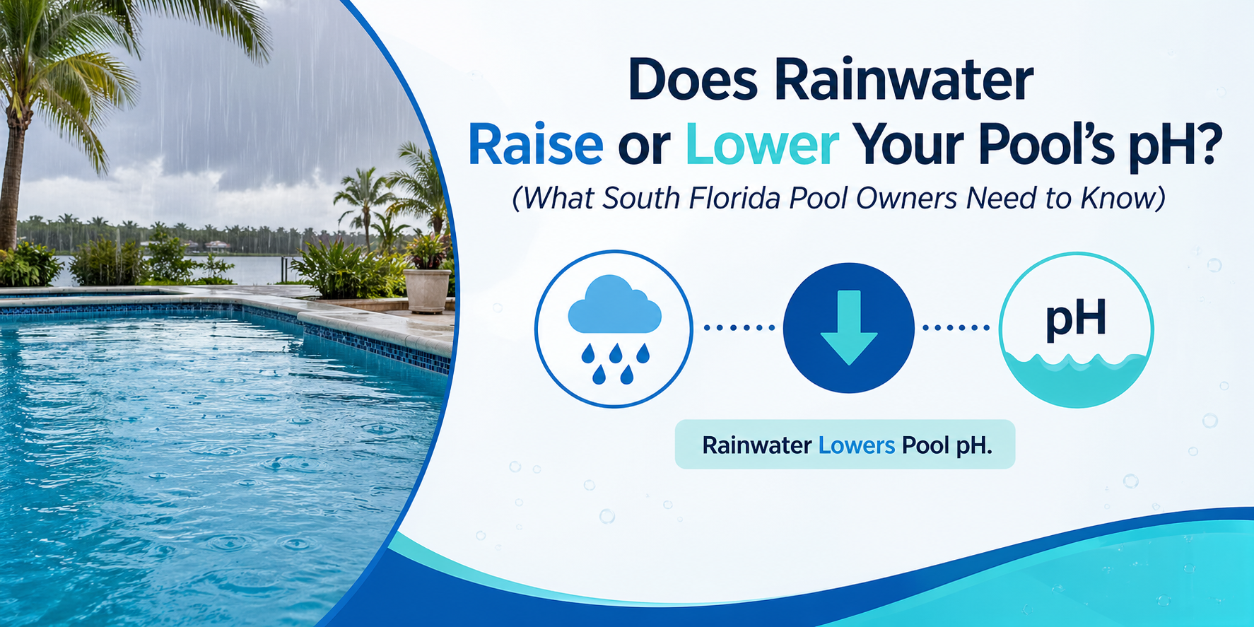 Does Rainwater Raise or Lower Your Pool’s pH